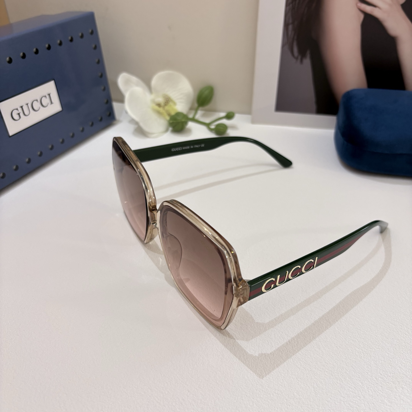 Gucci Round Frame Sunglasses