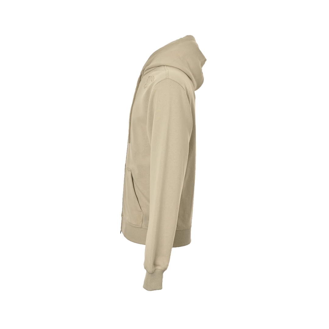 Burberry 24Fw shoulder warhorse patch zip-up hooded sweatshirt jacket