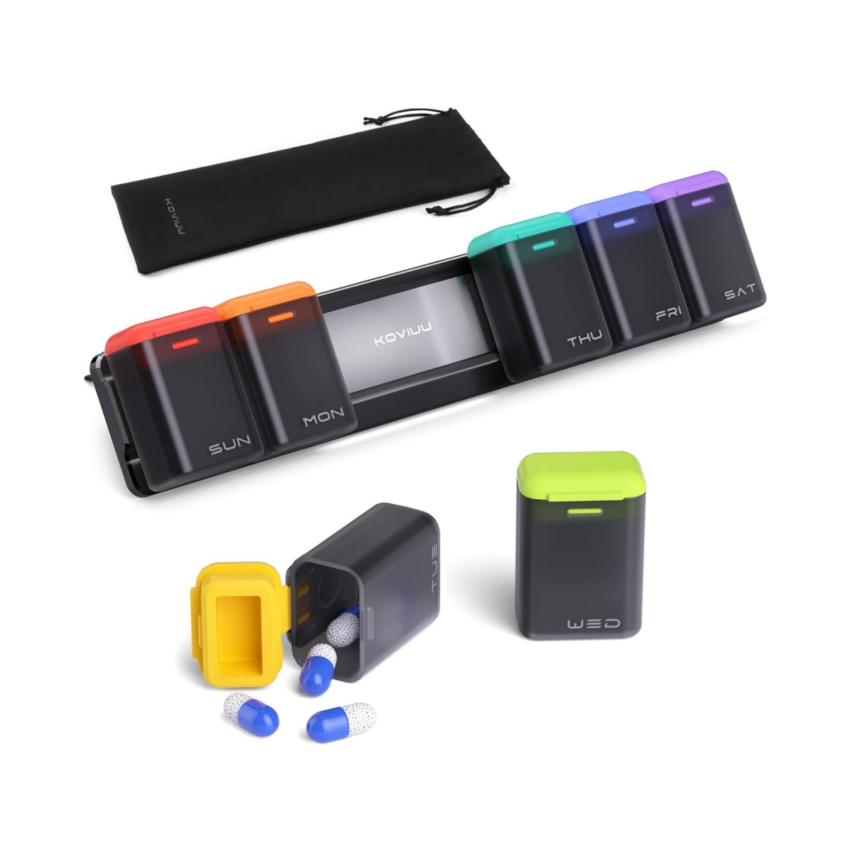 🔥ON SALE🔥Weekly Pill Organizer Magnetic Removable