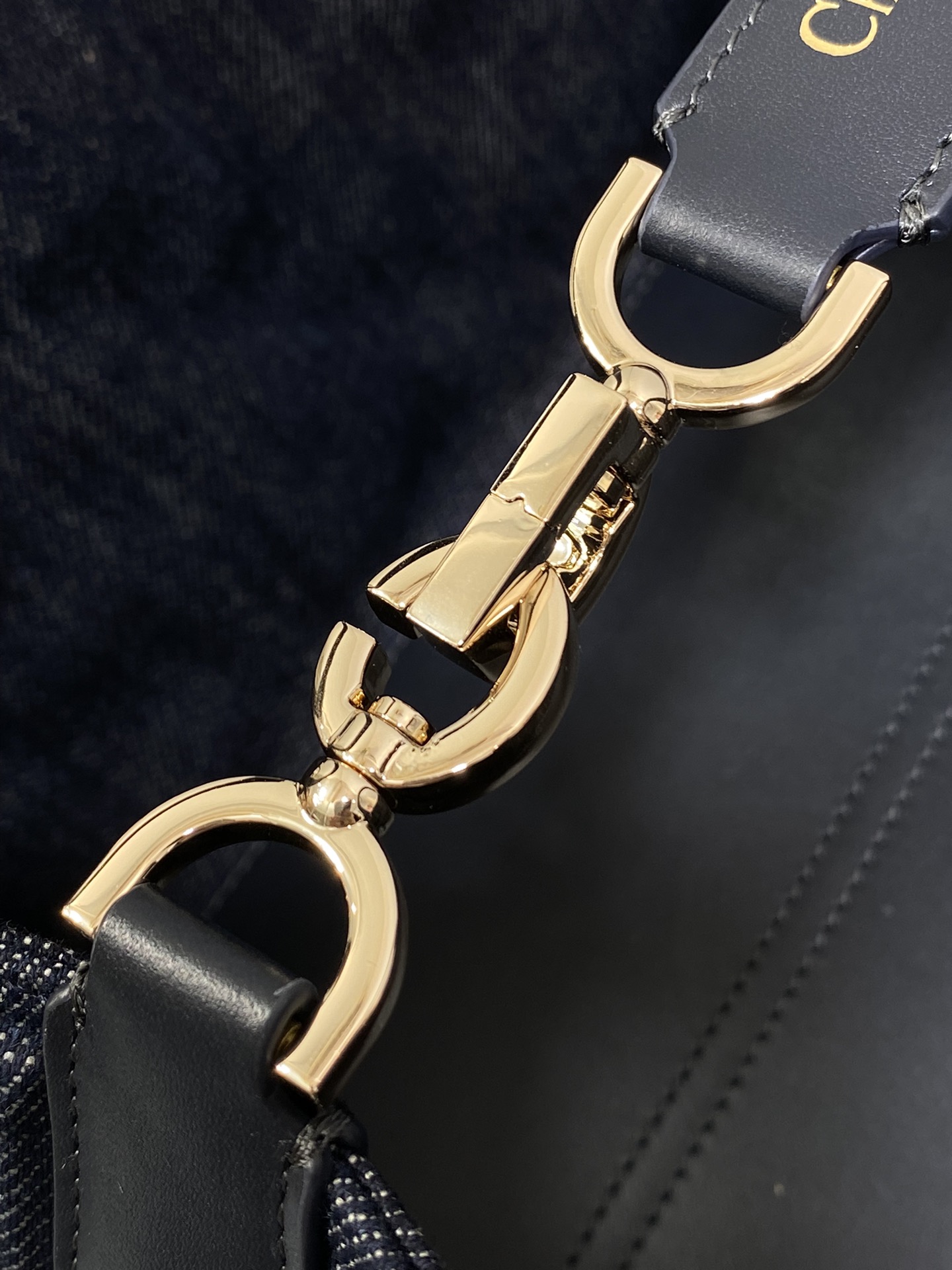 Dior Toujours Embossed Denim Bag