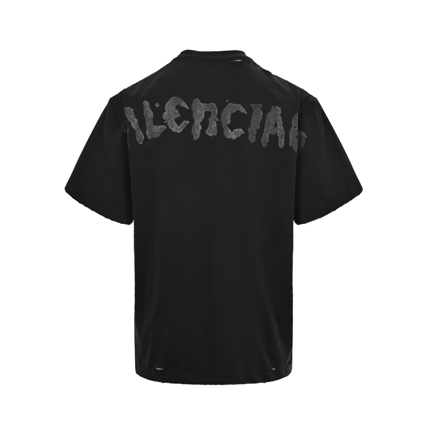 Balenciaga 25ss short sleeve with offset printing on the back