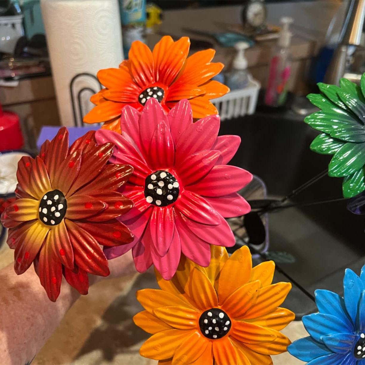🔥Last Day Promotion - 50% OFF🔥Metal Flowers Garden Stakes-Buy 6  Get 15% Off & Free Shipping