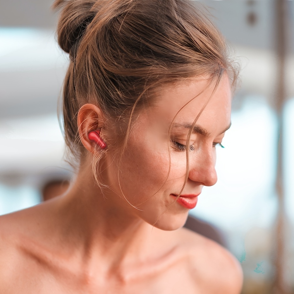 Hybrid Active Noise Cancelling Wireless Earbuds For IPhone & Android, Cordless Charging, 6 Mic Clear Phone Call, Bluetooth 5.1 In Ear Headphones With Deep Bass, Waterproof, Anti-scratch Case