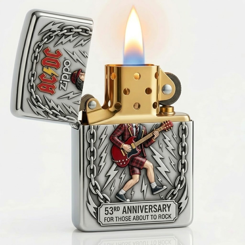 AC/DC 53rd Anniversary Special Edition Zippo Lighter