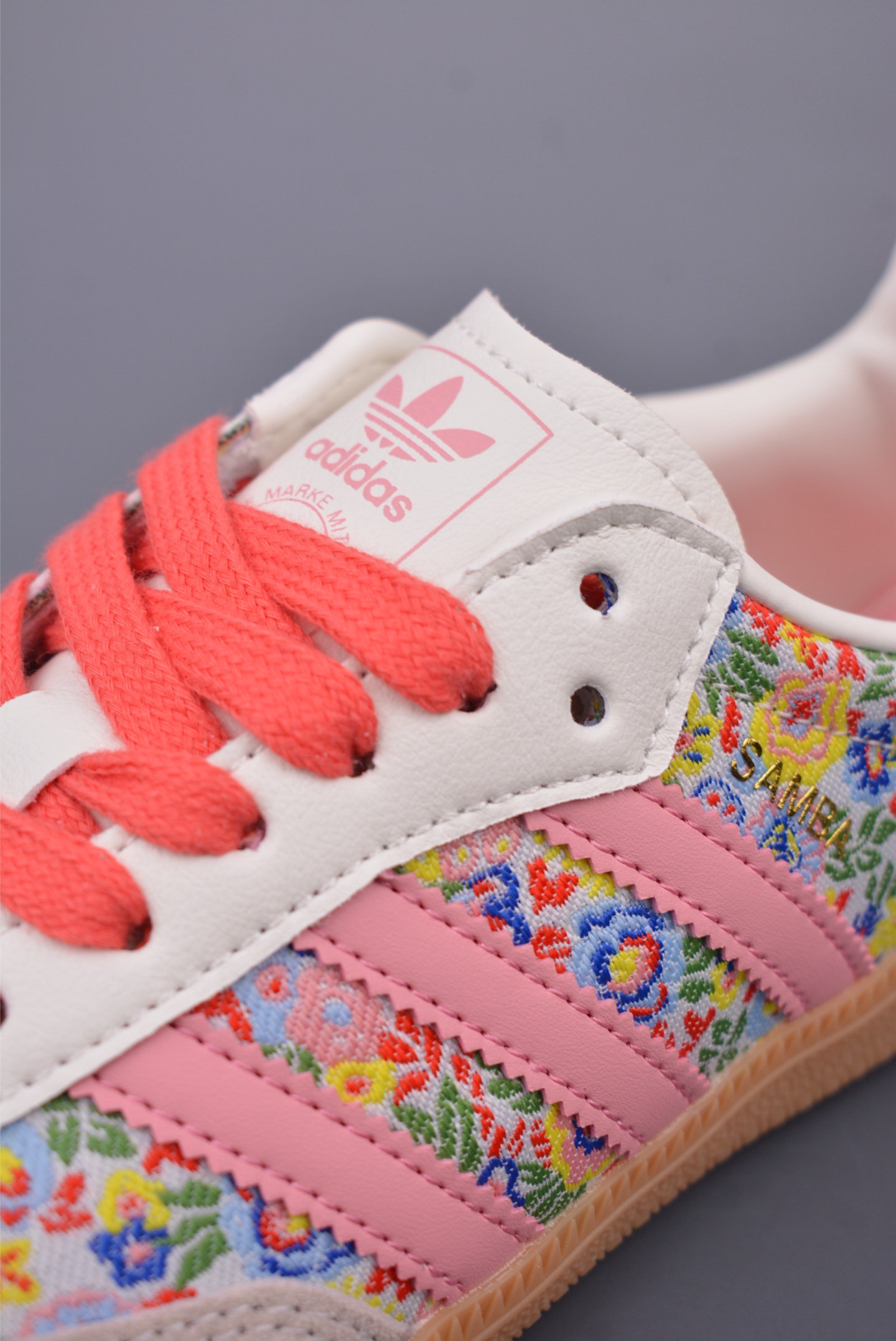 Adidas Originals Samba OG sneakers Beige and Grey Floral JI0280