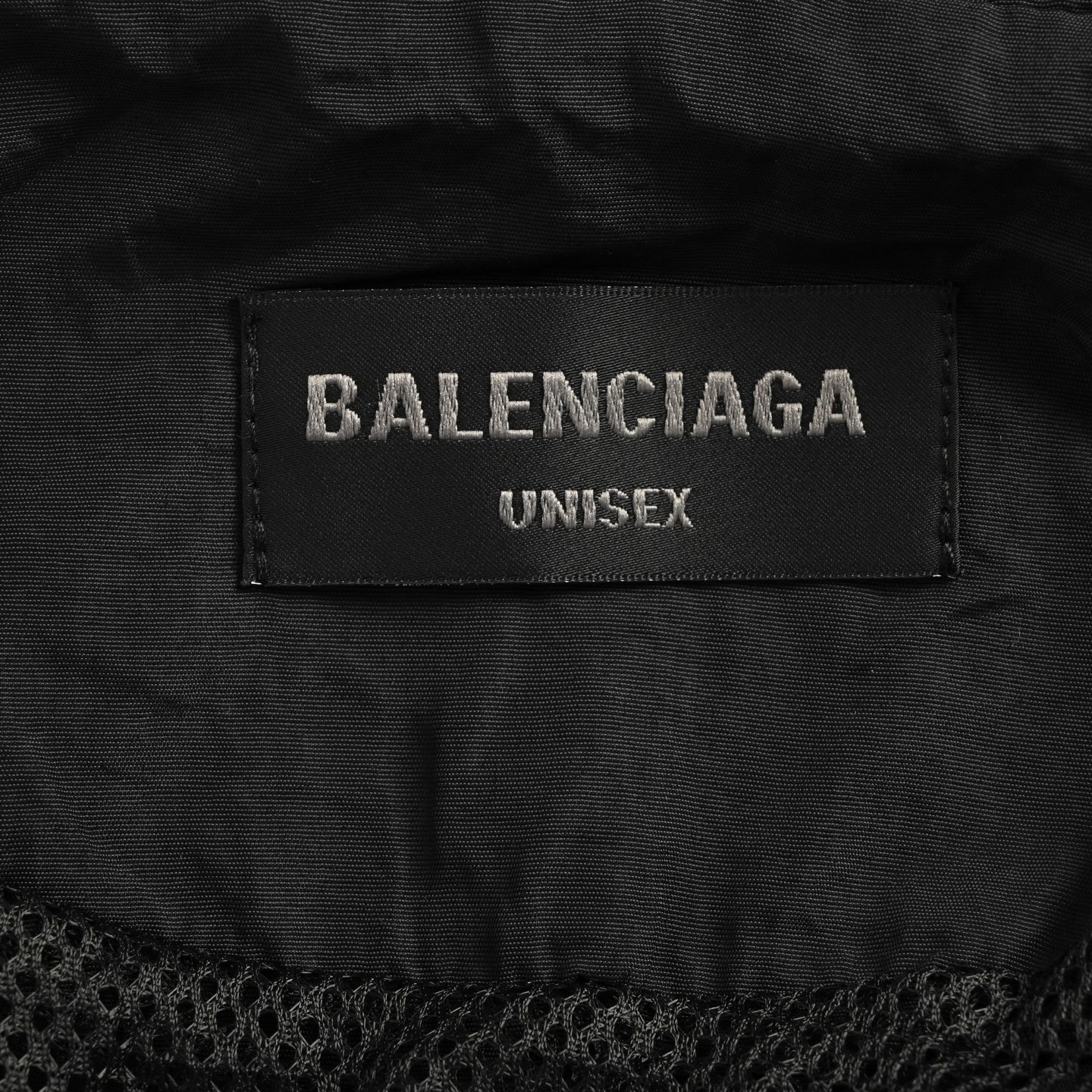 Balenciaga 25Fw half-circle embroidered white striped sports suit jacket