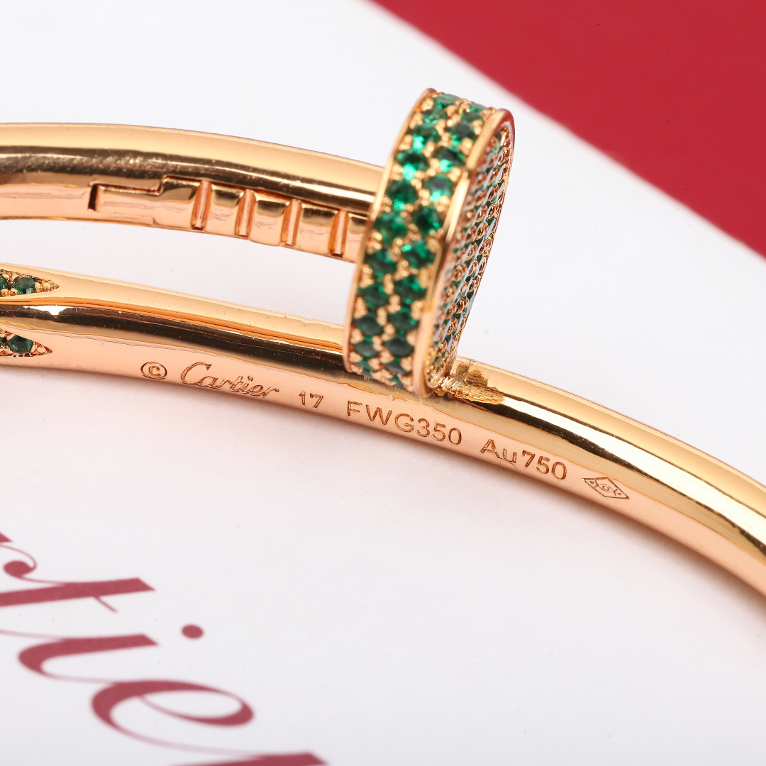 Cartier thick version head and tail diamond version bracelet