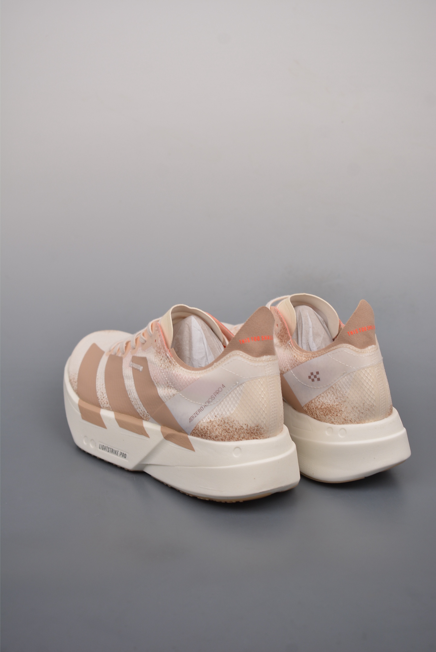 Adidas Adizero Adios 4 M Beige Pink JR6359