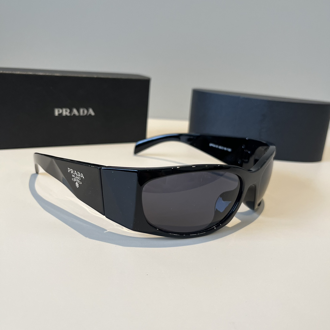 Prada round frame sunglasses