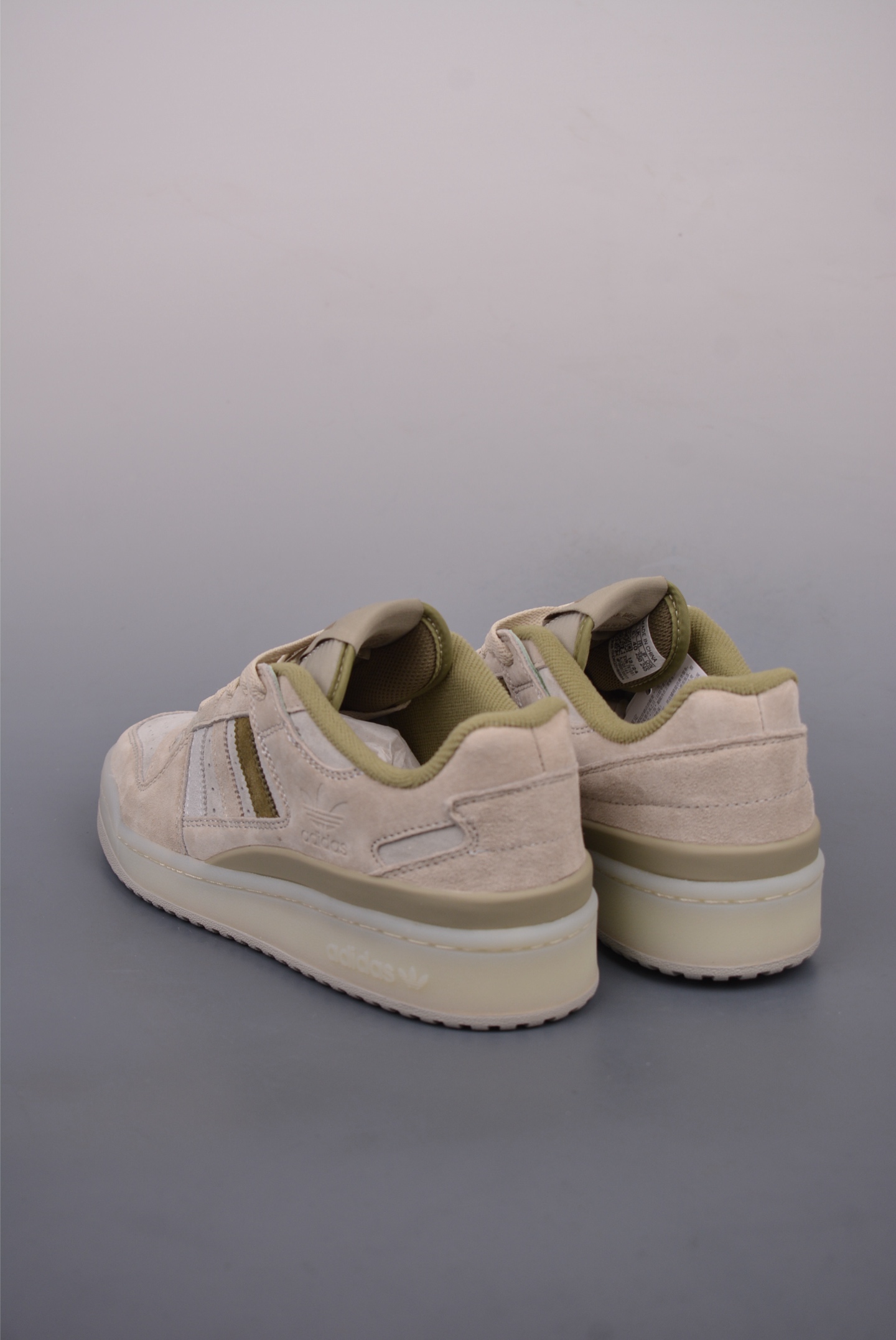Adidas Originals Forum 84 Low CL Grey Green JQ9144