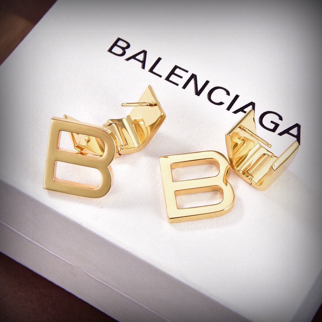 Balenciaga BB earrings
