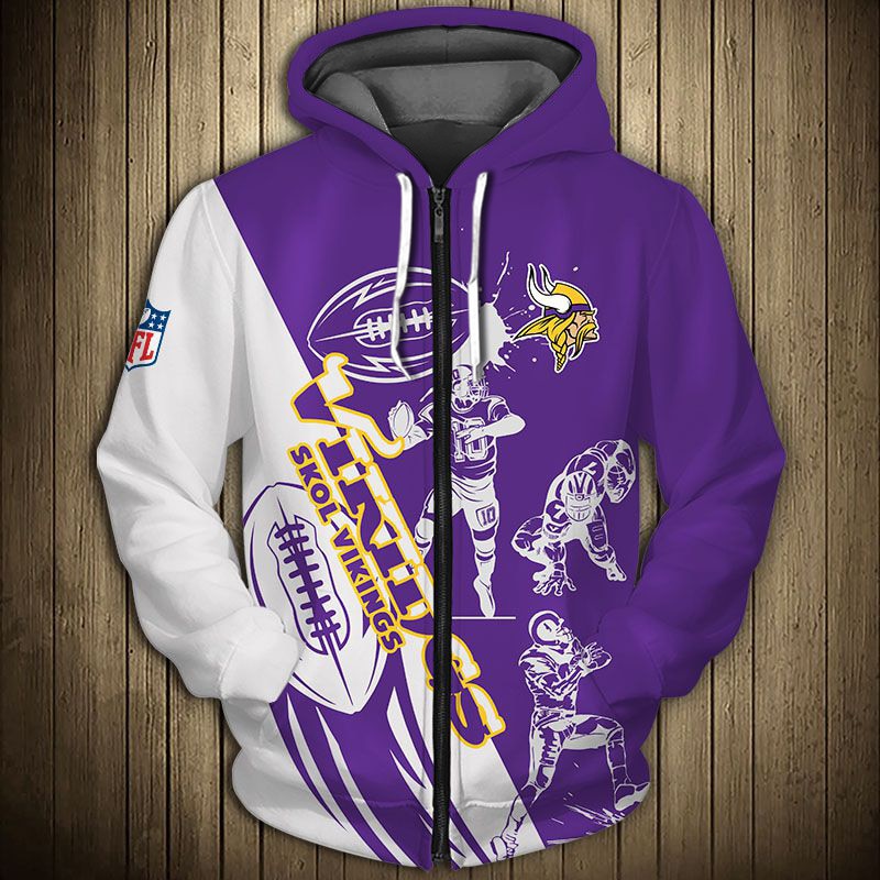 MINNESOTA VIKINGS 3D HOODIE MMVV005