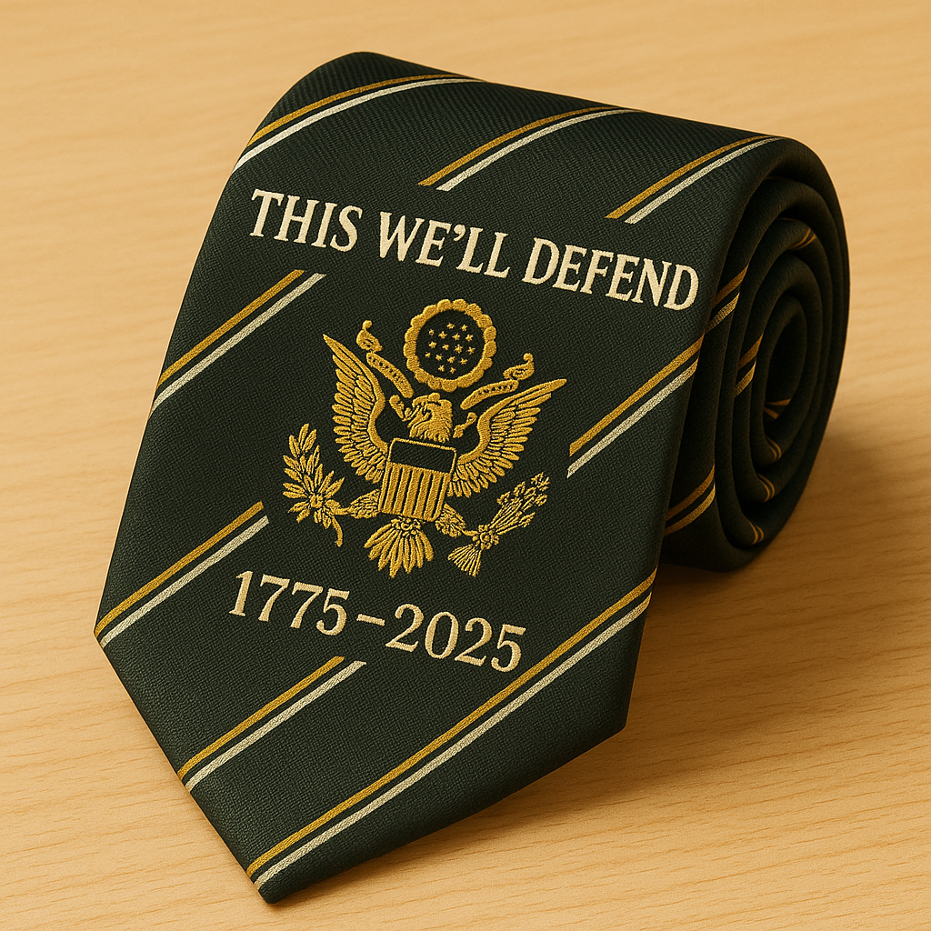 250th Anniversary Military Commemorative Tie