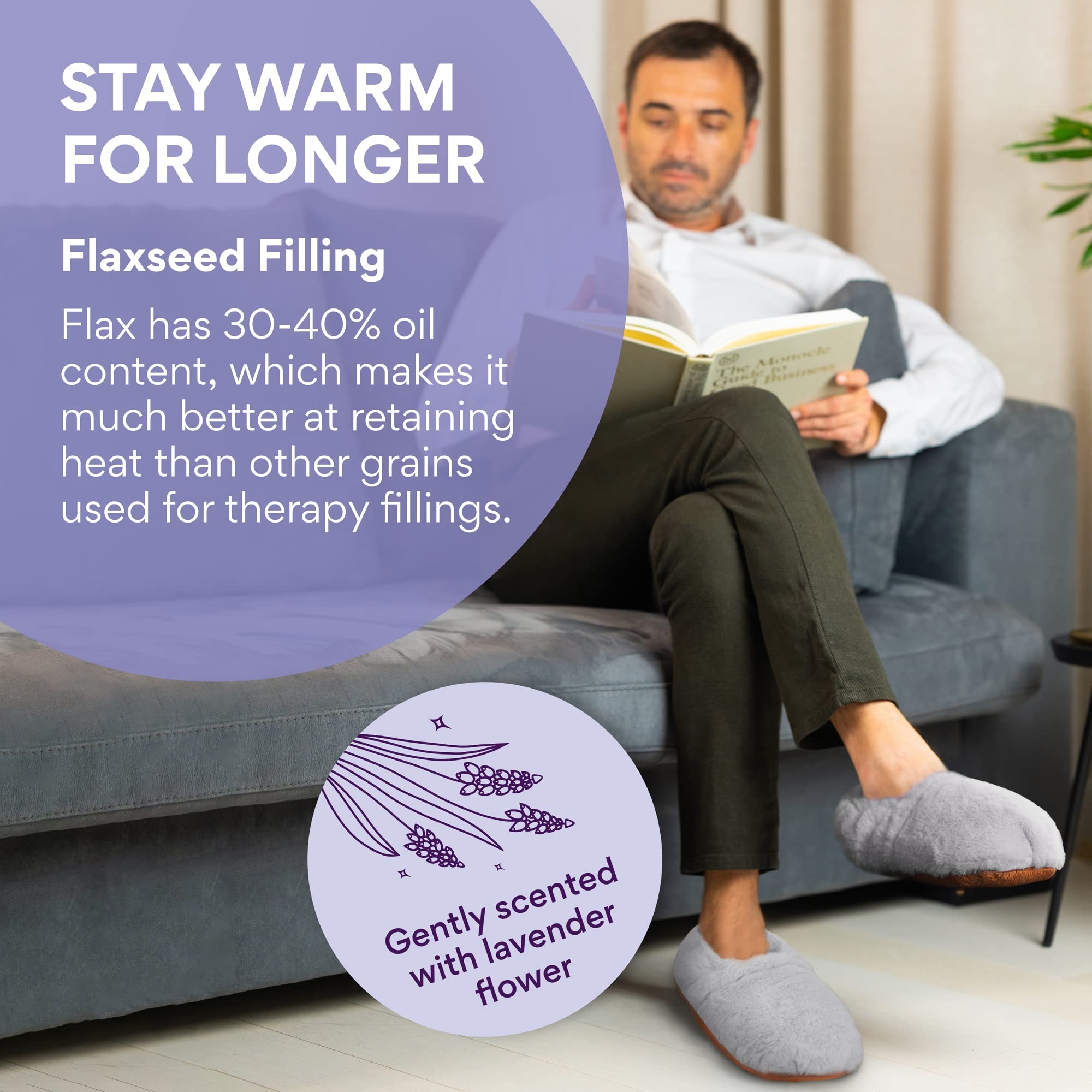 Microwavable Slippers for Women and Men