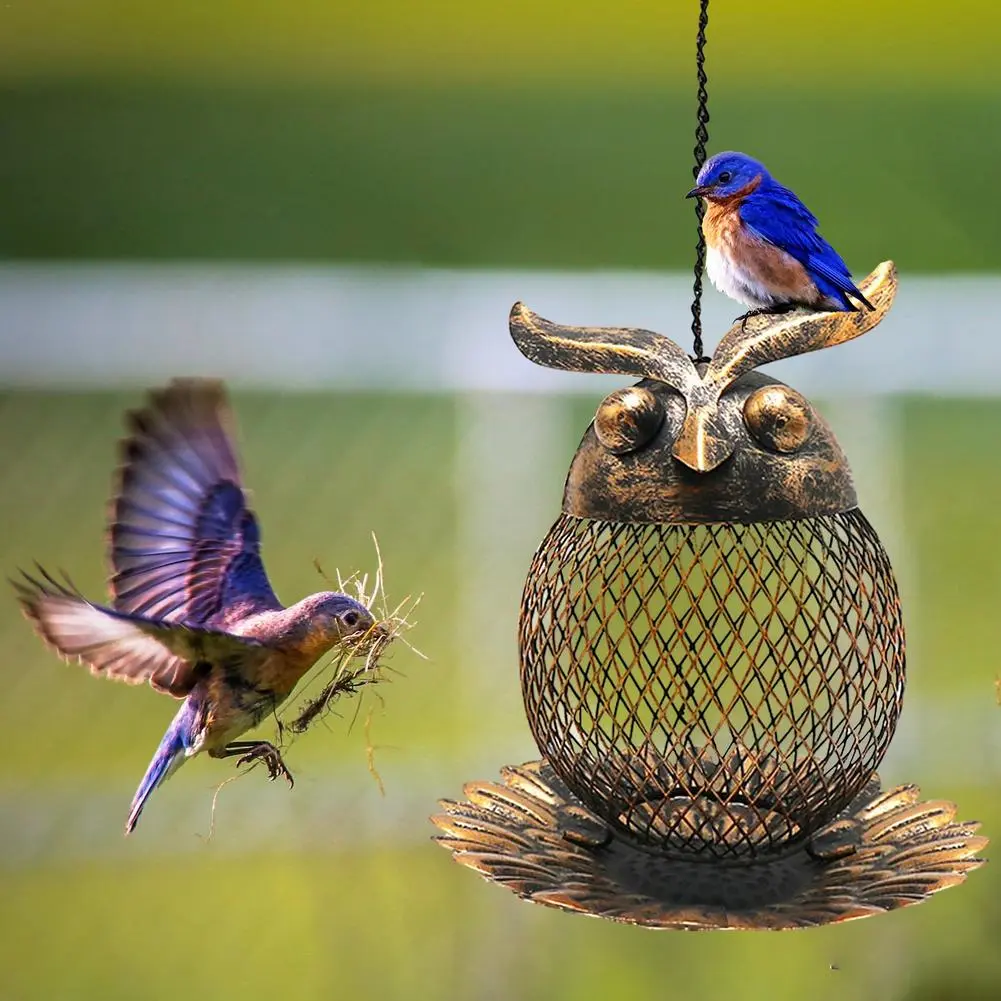 🔥HOT SALE 50% OFF🔥Heavy Duty Copper Metal Mesh Wild Finch Bird Feeder🐦