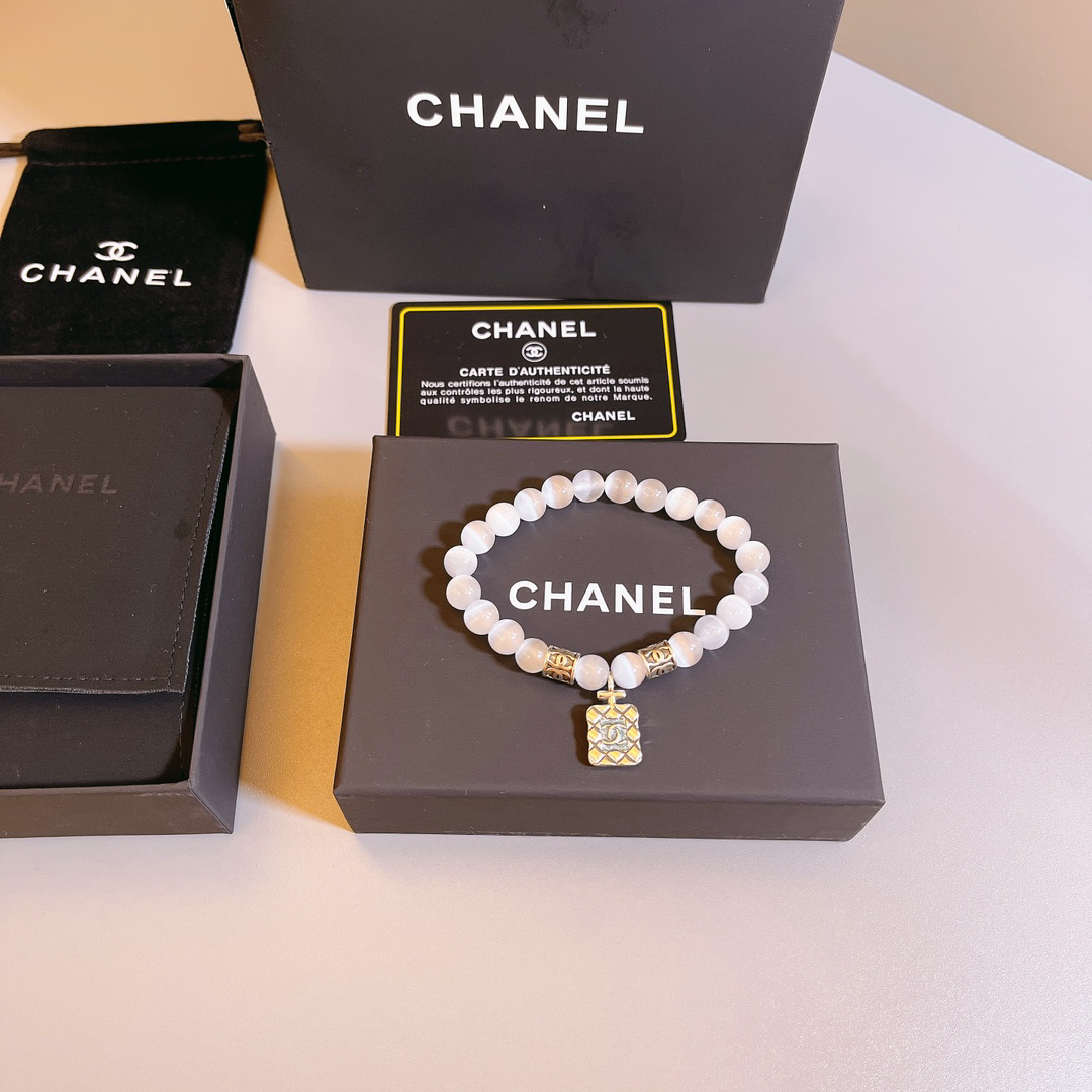 Chanel natural stone bracelet