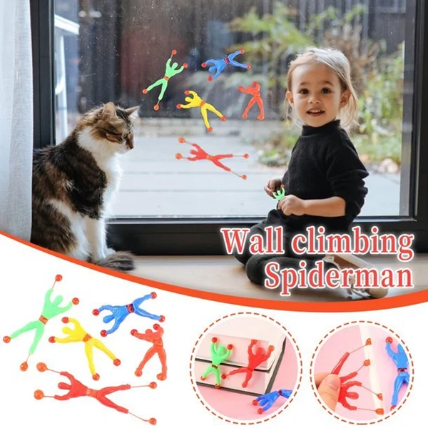 Super hero wall climbing toy(1 PACK-10PCS)