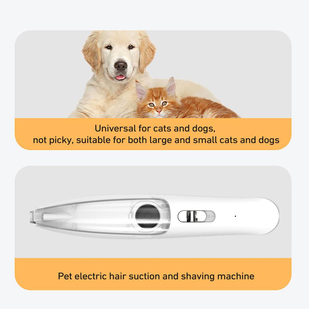 (2024 New Arrival-40% OFF)🎉Vacuum Pet Hair Bass Trimmer with Lights