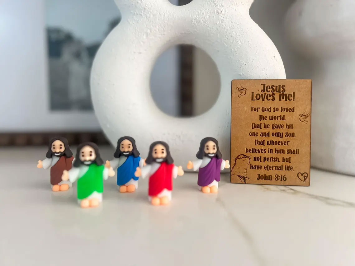 Jesus loves me, Inspirational Gift, Easter Gift