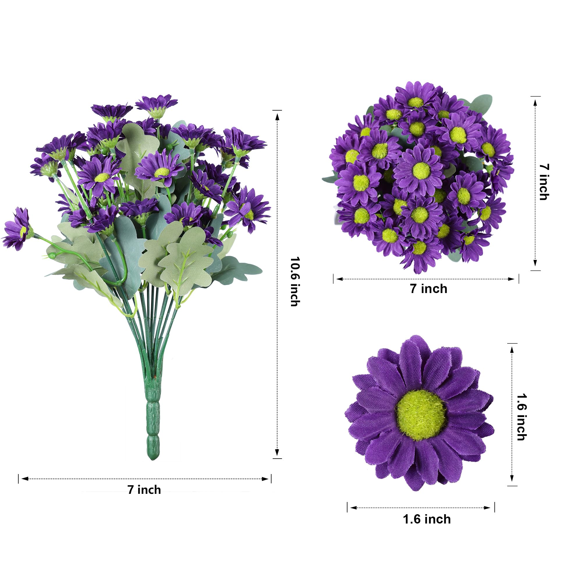 🏆Flash Sale⚡Artificial Outdoor Indoor Fall Flowers - UV resistant, Waterproof, Windproof