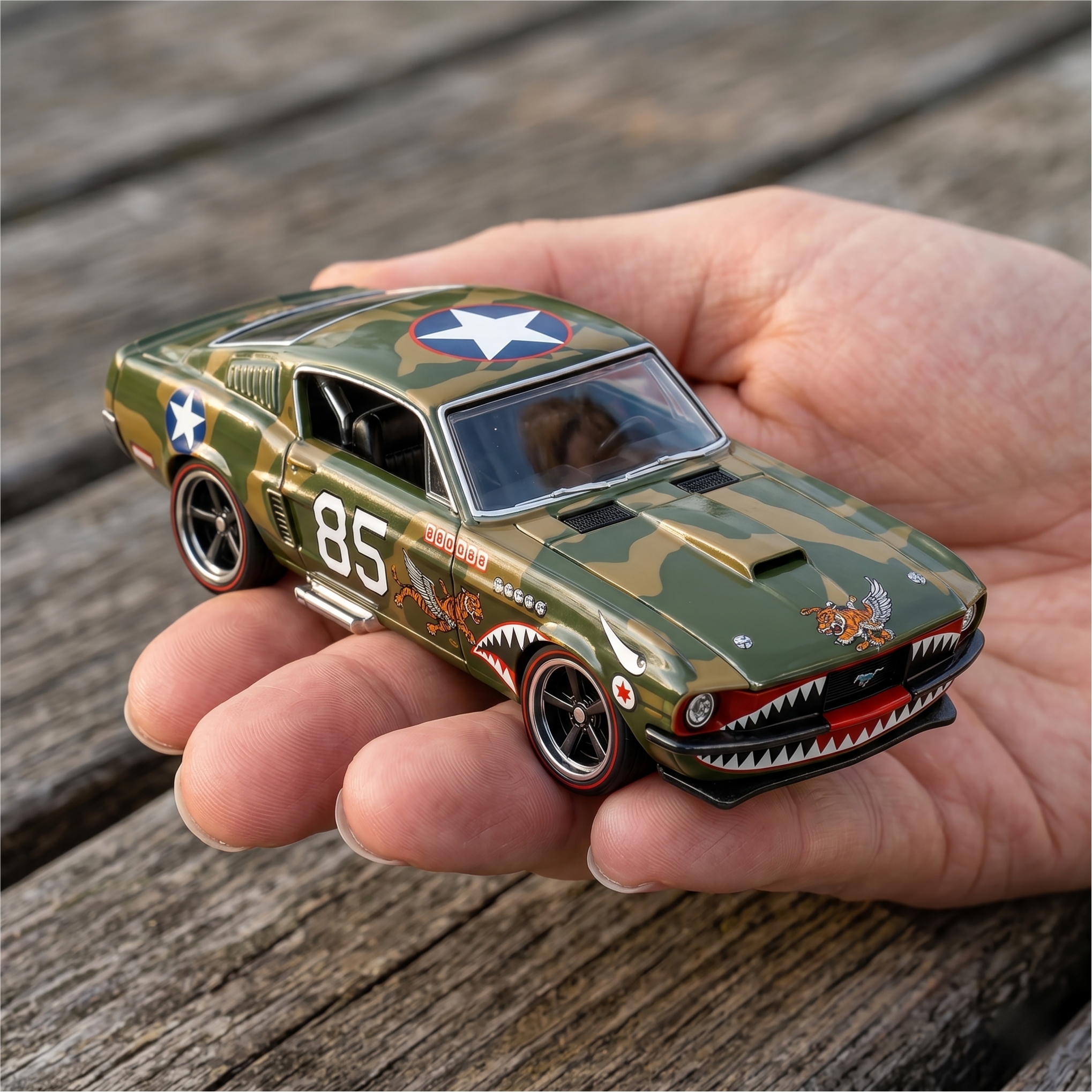 Hot Wheels Flying Tigers Warhawk Custom – 85th Anniversary Edition
