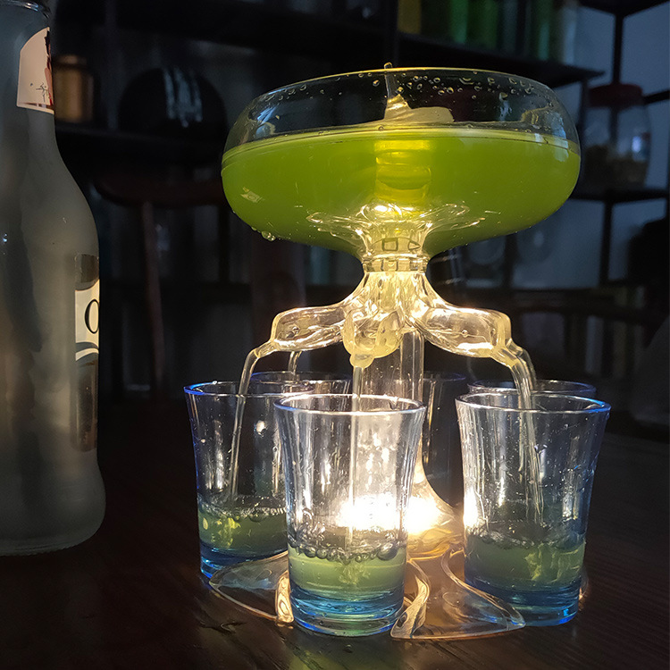 🌼🍷 6 Shot Glass Dispenser and Holder