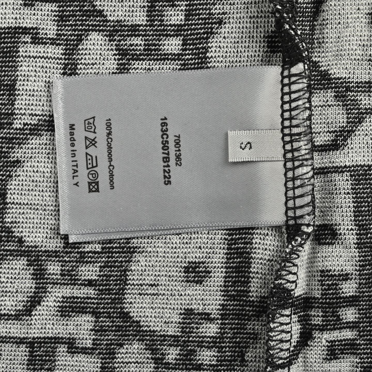 Dior 25ss full-print CD monogram jacquard towel short sleeve