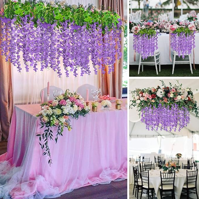💐 Spring Hot Sale - 49% OFF 🔥Vivid artificial hanging wisteria bunches💐Buy 7 Free shipping