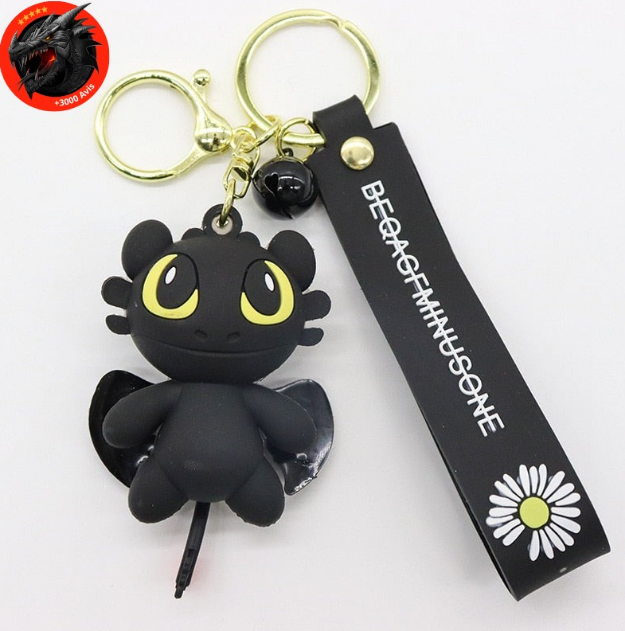 Night Fury and Lightning Fury keychain