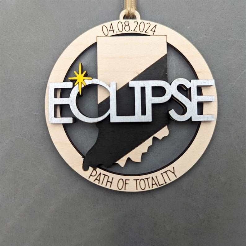 Solar Eclipse 2024 Ornament