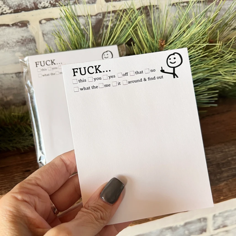 Funny Fu*k Notepads