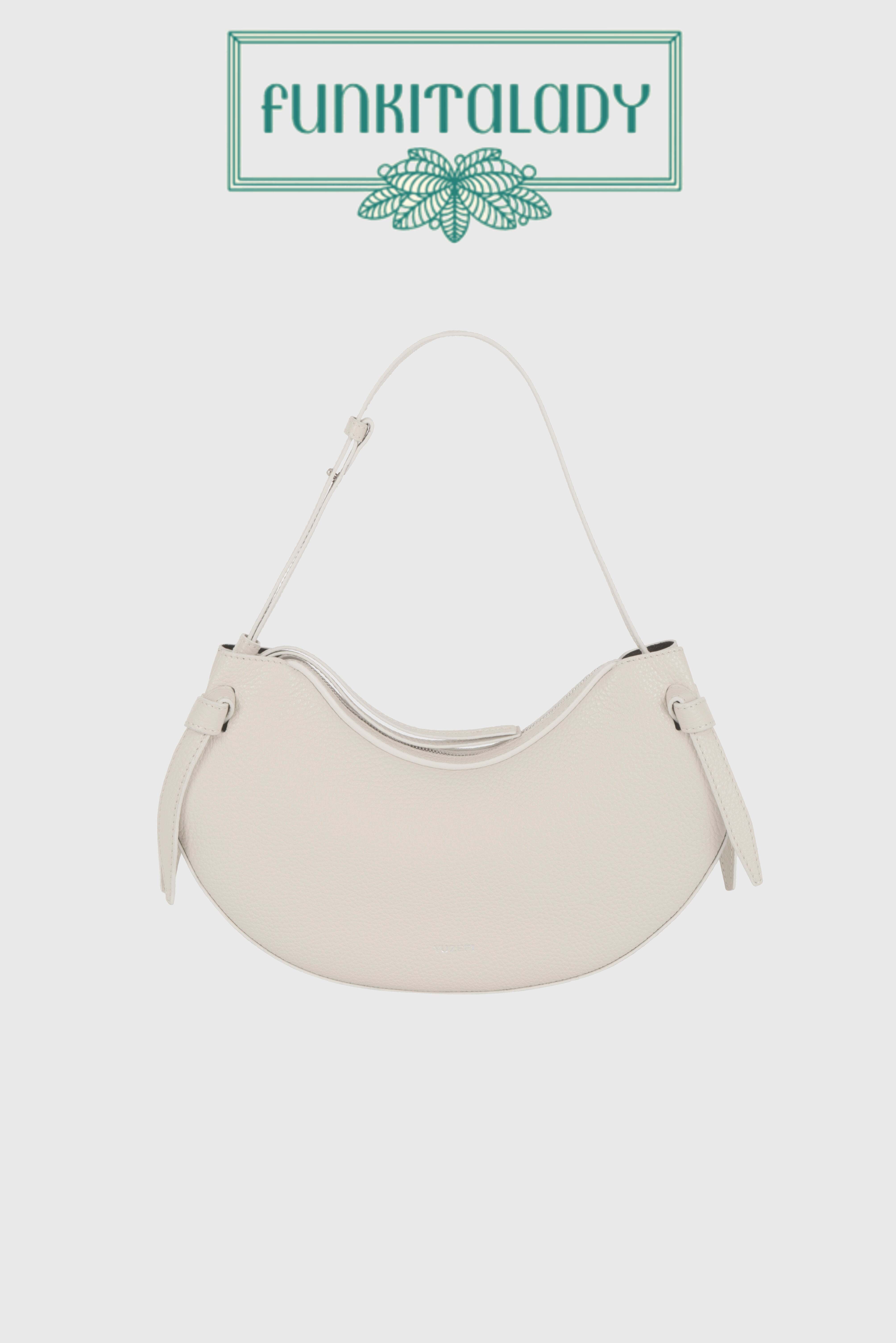 FORTUNE COOKIE - CREAM PEBBLE GRAINED LEATHER