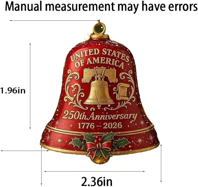 🔔United States 250th Anniversary Bell Ornament