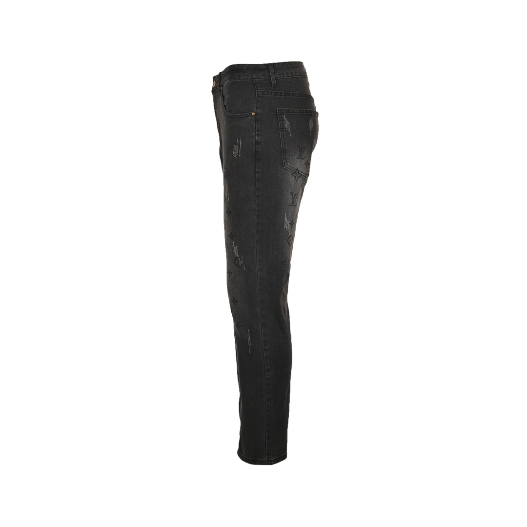 Louis Vuitton 24Fw Gradient Monochrome Washed Jeans