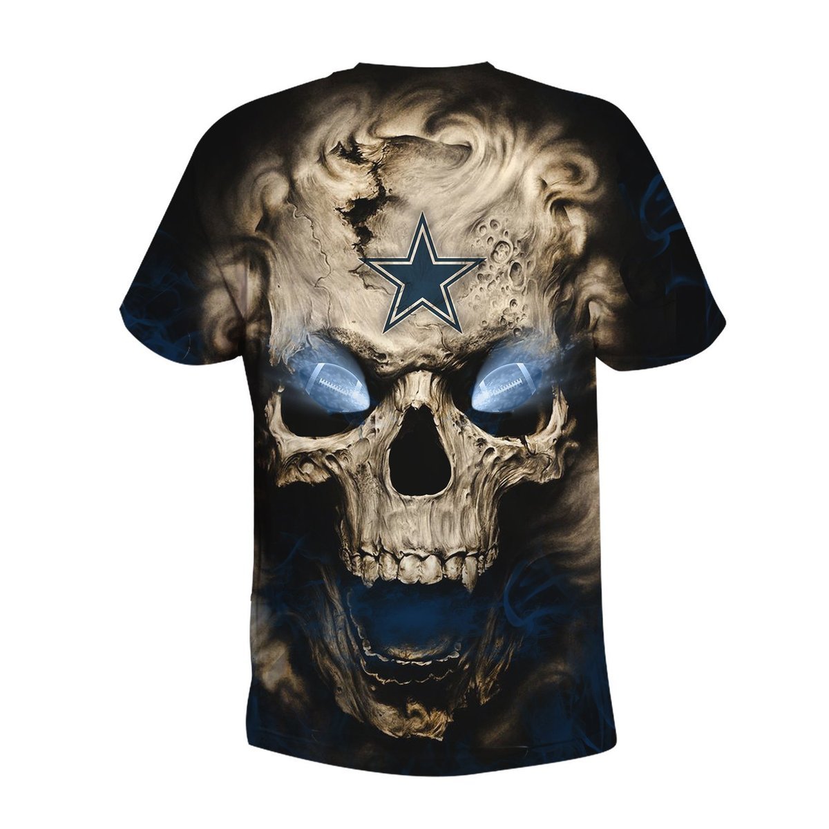 COWBOYS 3D HOODIE SKULL 04