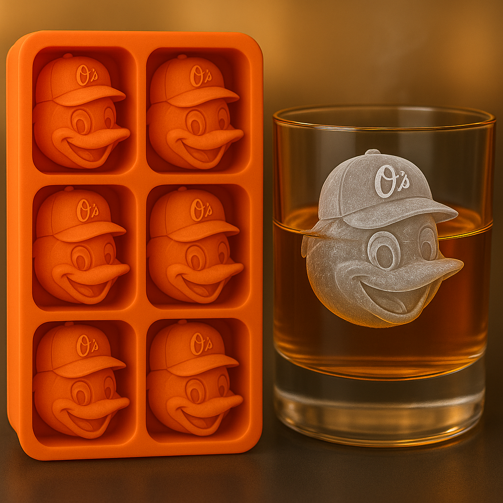 Baltimore Orioles mascot ice mold