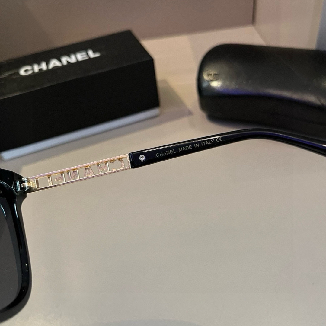 Chanel round frame sunglasses