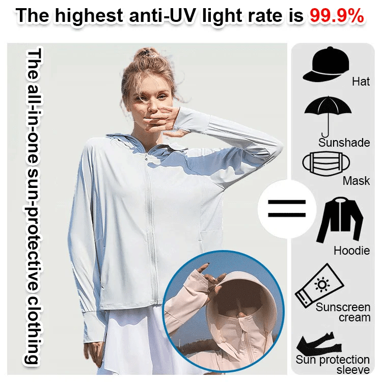 🌞🌞[50 times sun protection] Lightweight sun protection clothing for men and women [two free shipping]