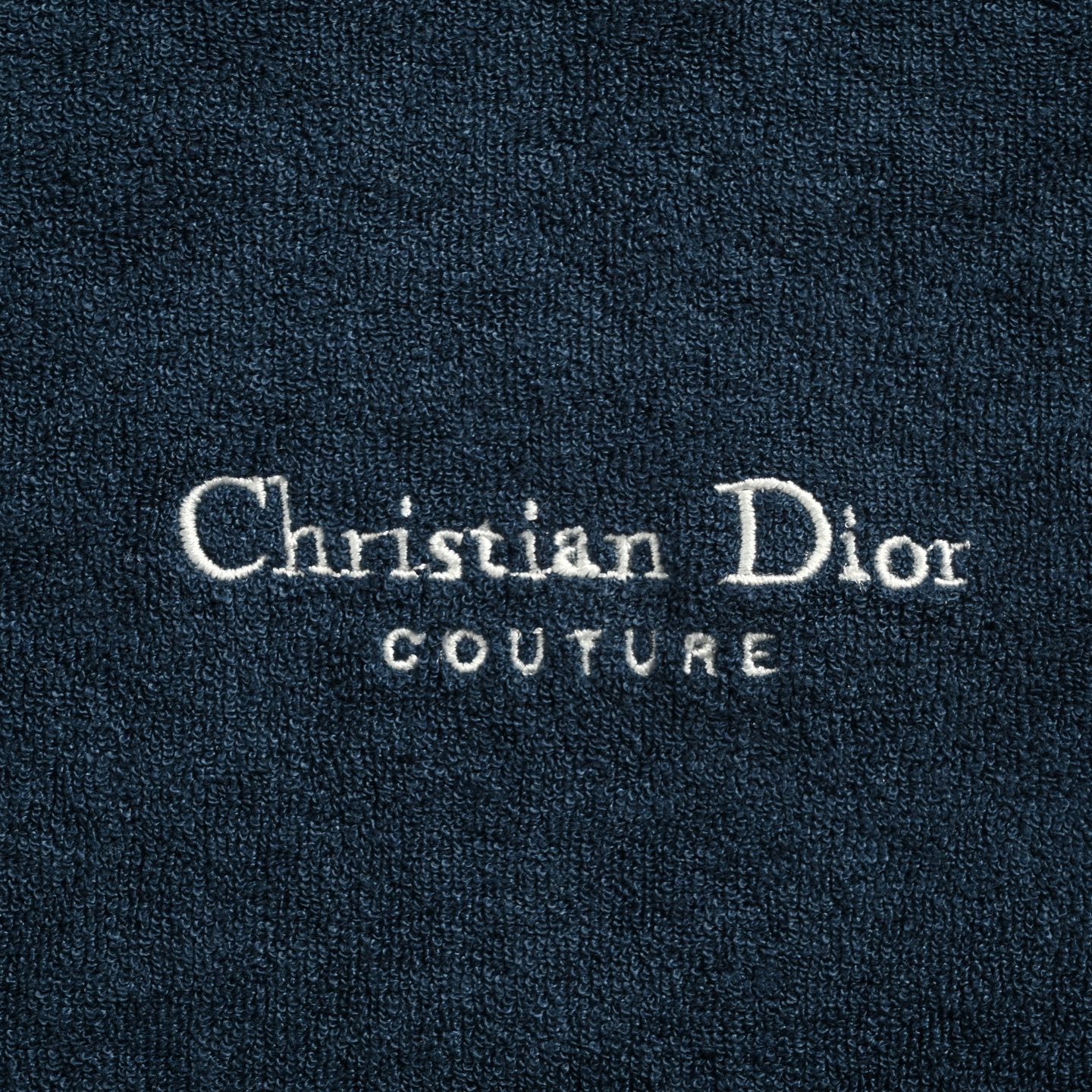 Dior 25ss small logo embroidered terry short sleeves