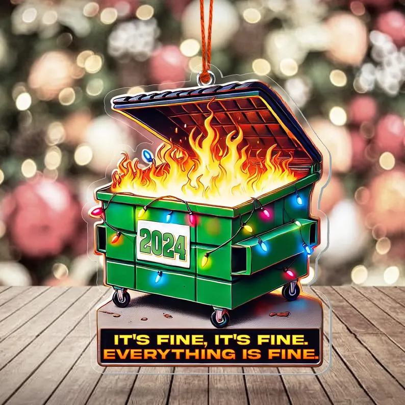 2024 Dumpster on Fire Ornament