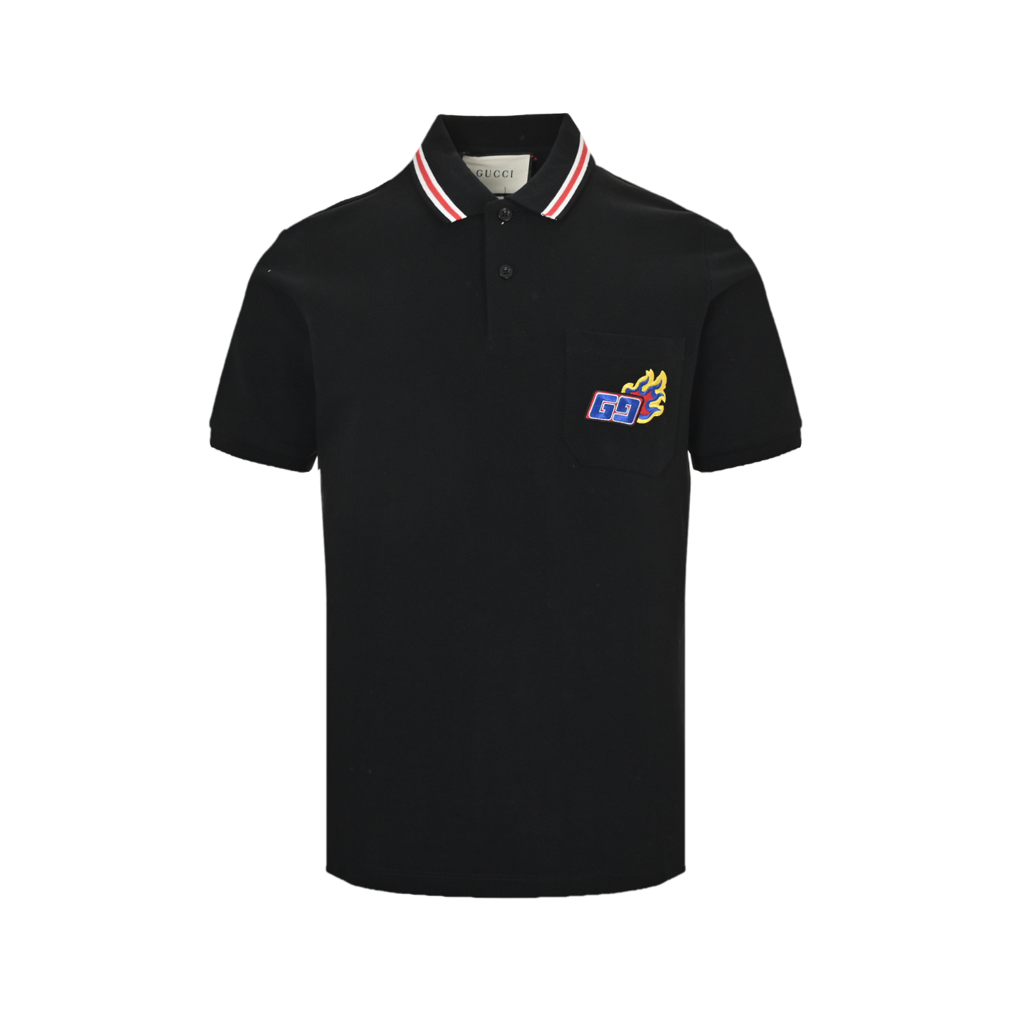 Gucci Dragon Year Limited Edition Pocket Embroidery Polo Short Sleeve