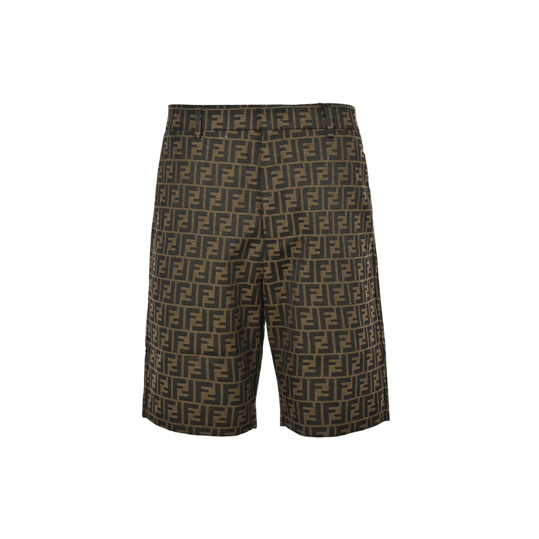 Fendi 24ss FF monogram full print jacquard shorts