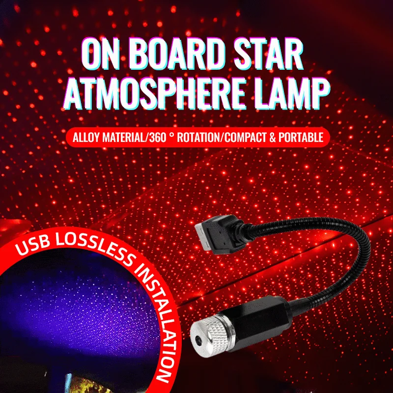 (🔥Last Day Promotion-SAVE 50% OFF) Usb Car Luminous Roof Lights-BUY 2 FREE SHIPPING