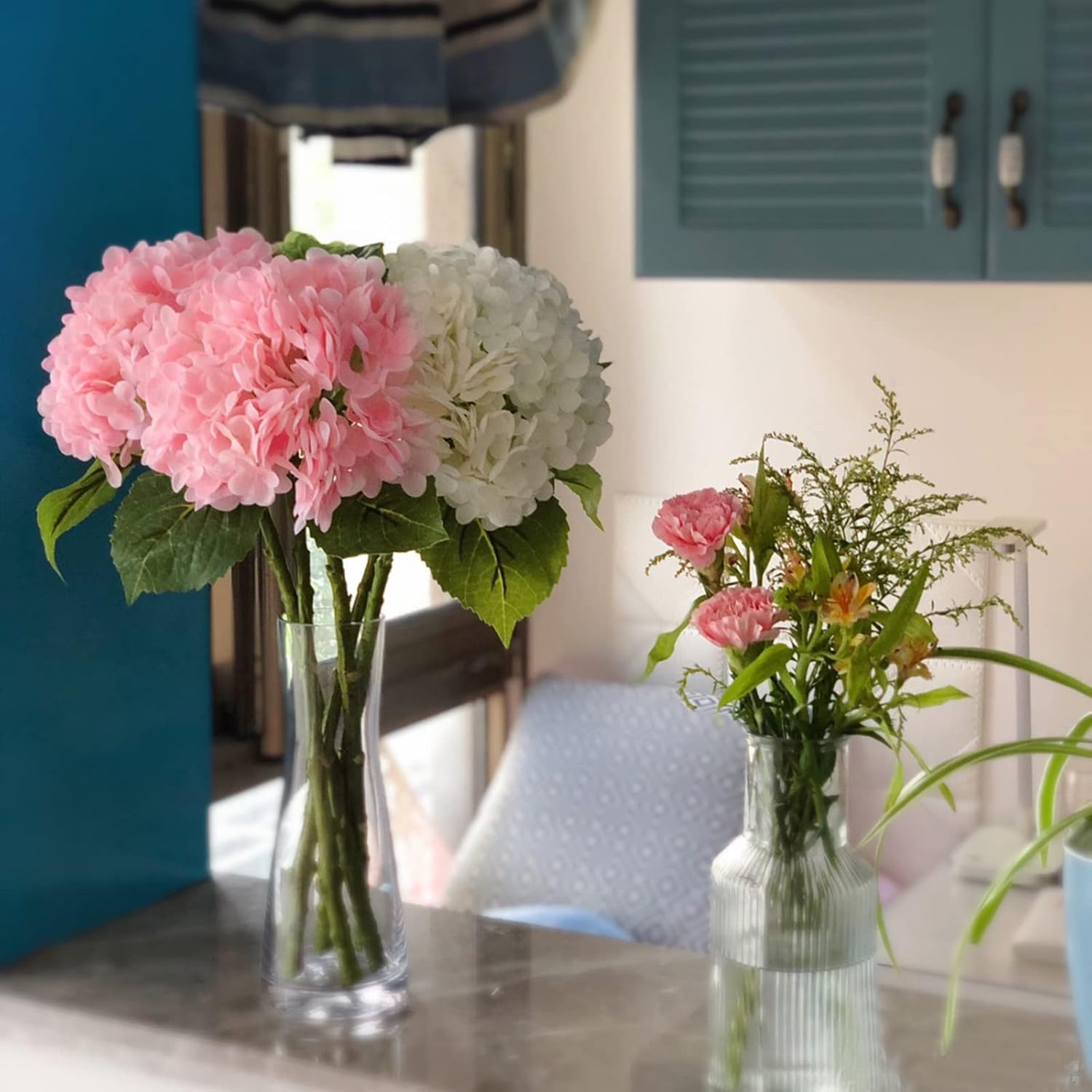 2025 ON SALE🔥4 Pcs Real Touch Hydrangea Artificial Flower Natural Lifelike
