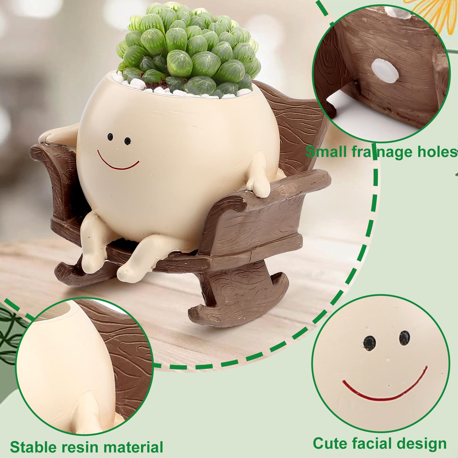 🔥ON SALE🔥Cute Resin Flower Pot🌱