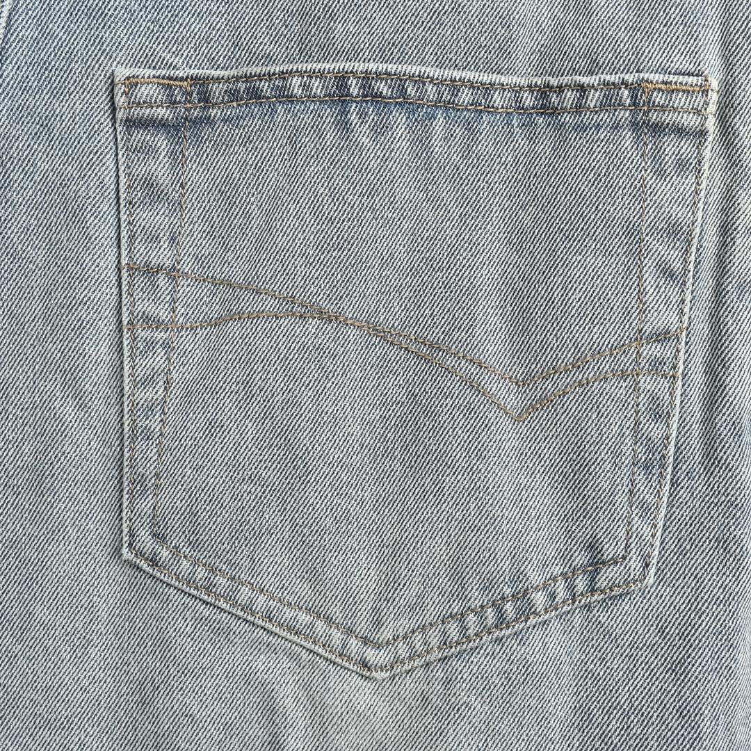 Balenciaga Ice Blue Wide Leg Jeans