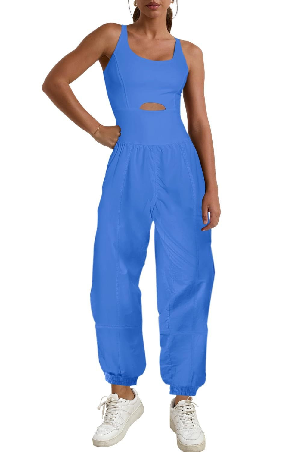 Sleeveless Sports Suit Jumpsuit for Women