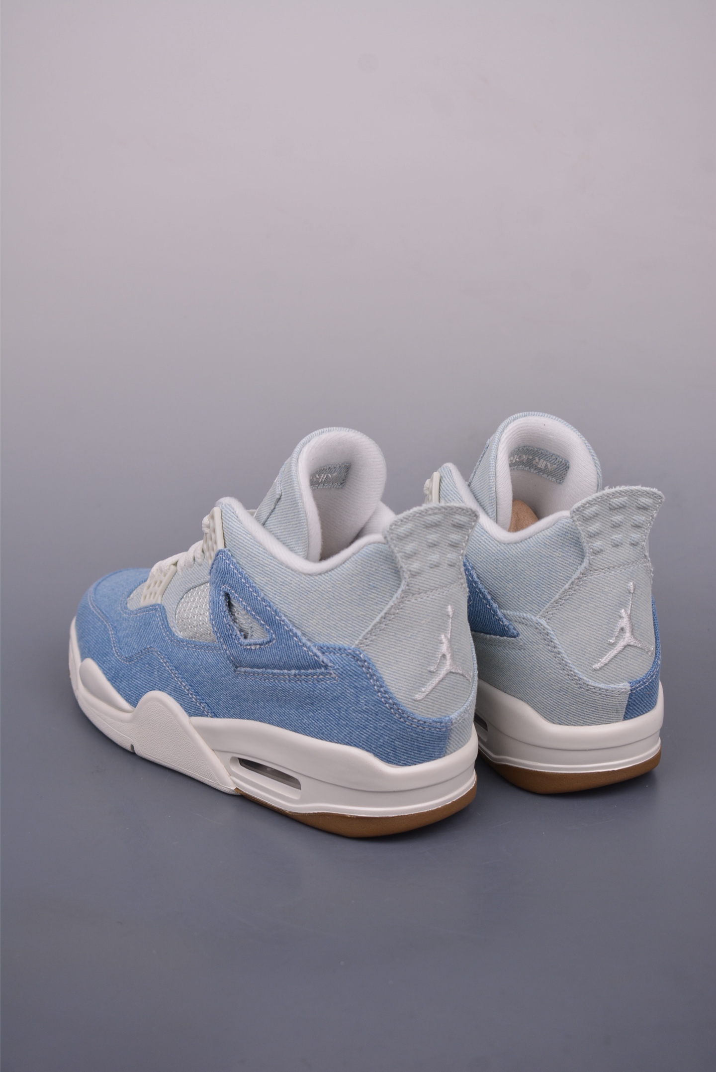 Air Jordan 4 Retro Denim Worn Blue Sneakers IB6716-100
