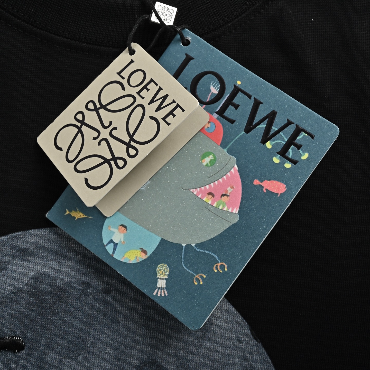 Loewe 25ss Suna Fujita co-branded moon rabbit short-sleeve