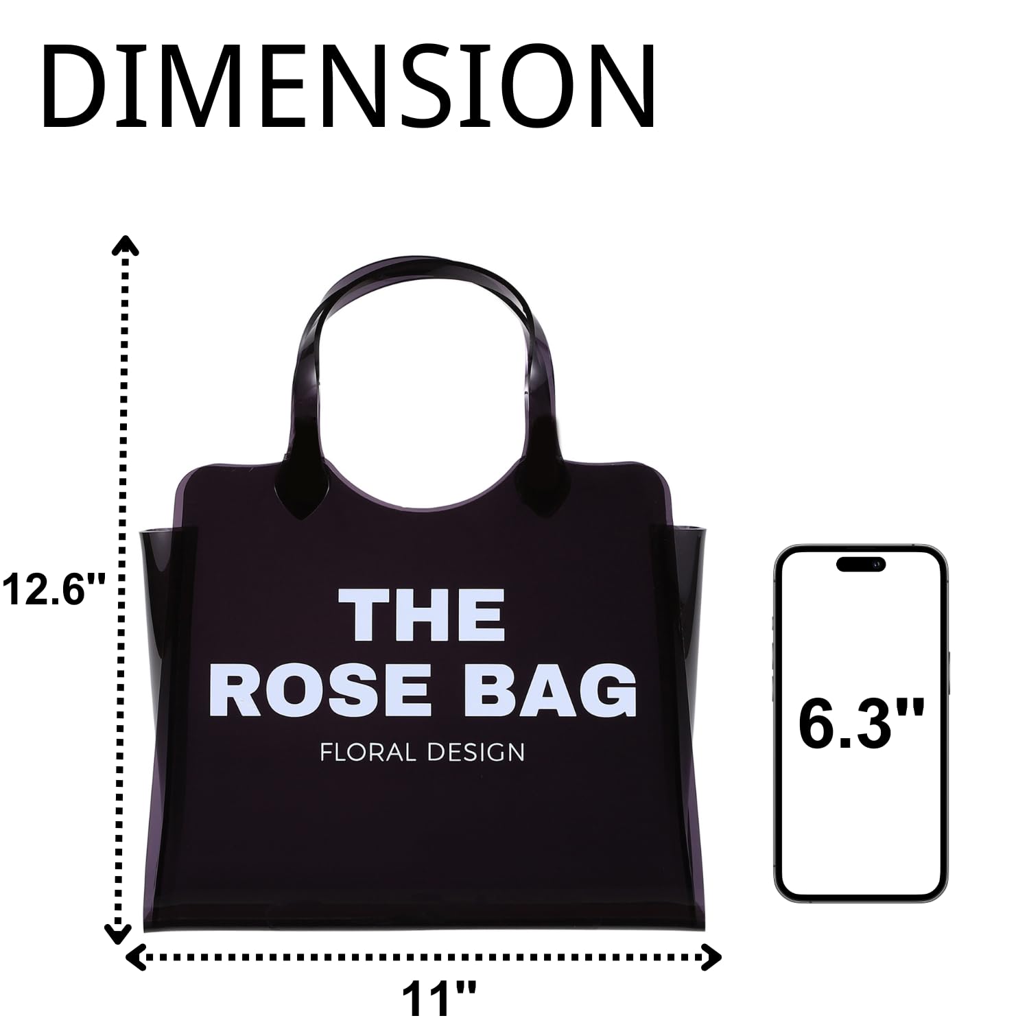 Aesthetic Vase for Flowers, Decorative Tote Bag Vase for Wedding, Living Room, Bedroom, Table, Office(Tote Bag)